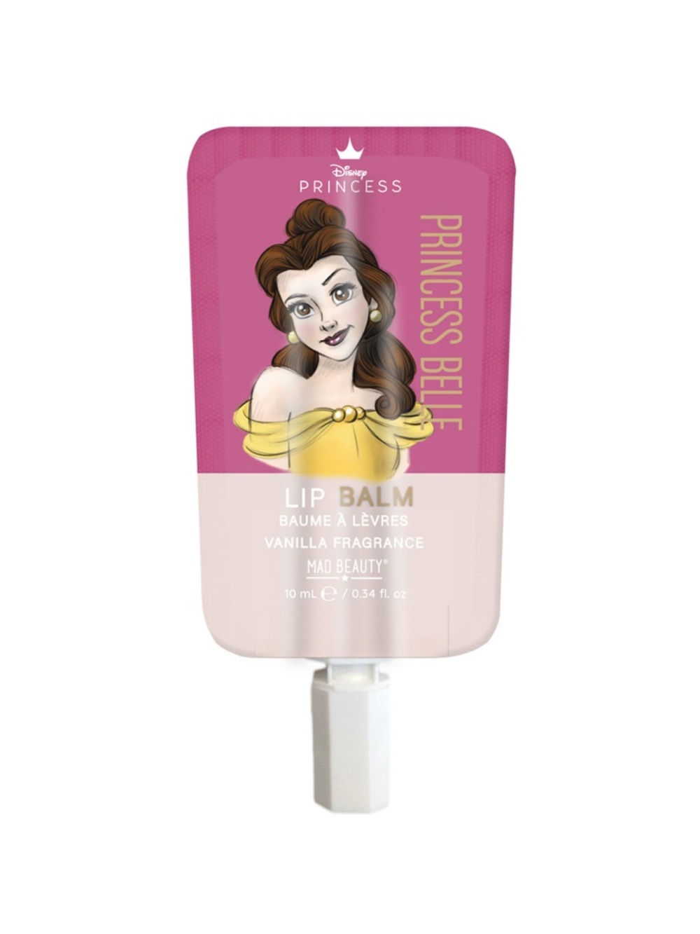 Disney Belle Lip Balm Pouch - Hot Pink Packaging